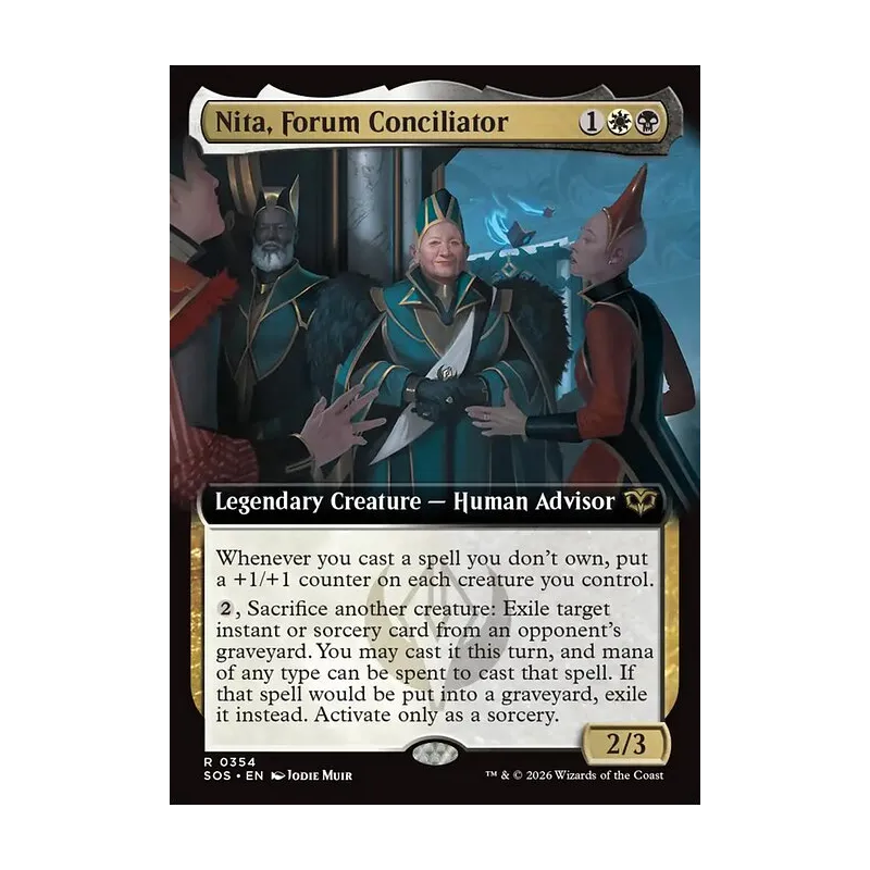 Nita, Forum Conciliator (Extended Art) - Secrets of Strixhaven (Near Mint)