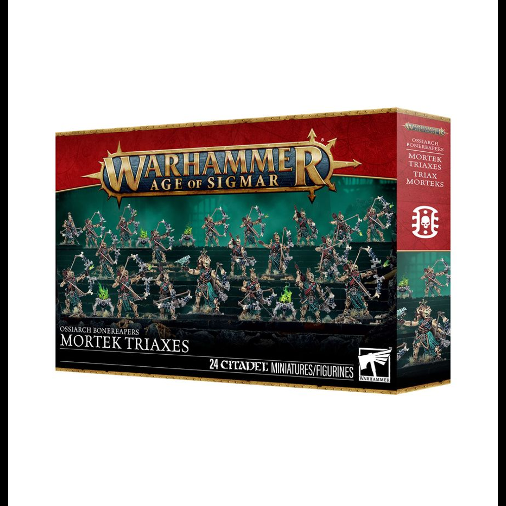 Warhammer Age of Sigmar: Ossiarch Bonereapers - Mortek Triaxes (Preorder)