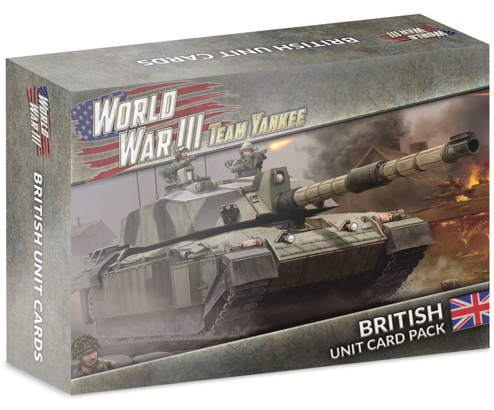 WWIII Team Yankee: British Unit Card Pack (Preorder)
