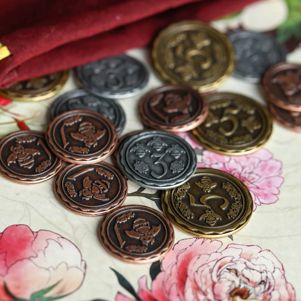 Botany: Floral Dragons - Metal Coins (Preorder)