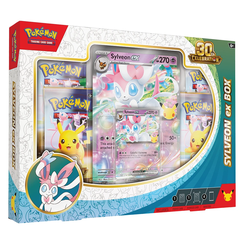 Pokemon TCG: 30th Celebration - Sylveon ex Tin (Preorder)