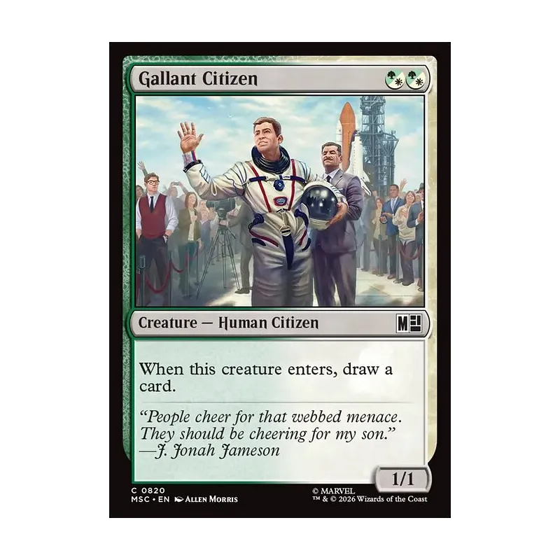 Gallant Citizen - Marvel Super Heroes Commander (Near Mint)