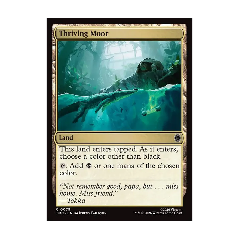 Thriving Moor (Surge Foil) - Teenage Mutant Ninja Turtles Commander (Foil Near Mint)