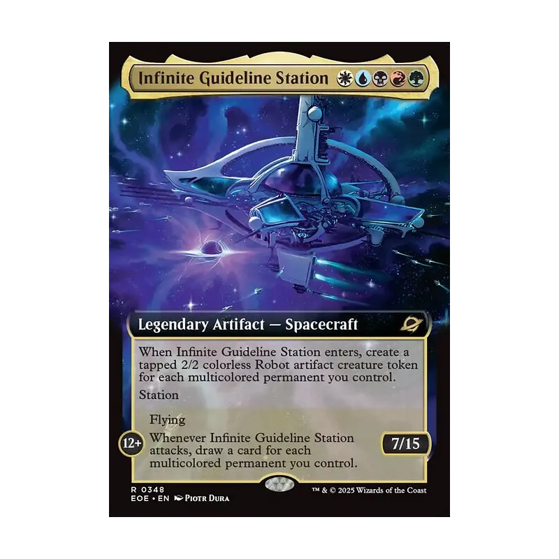 Infinite Guideline Station (Extended Art) - Edge of Eternities (Near Mint)