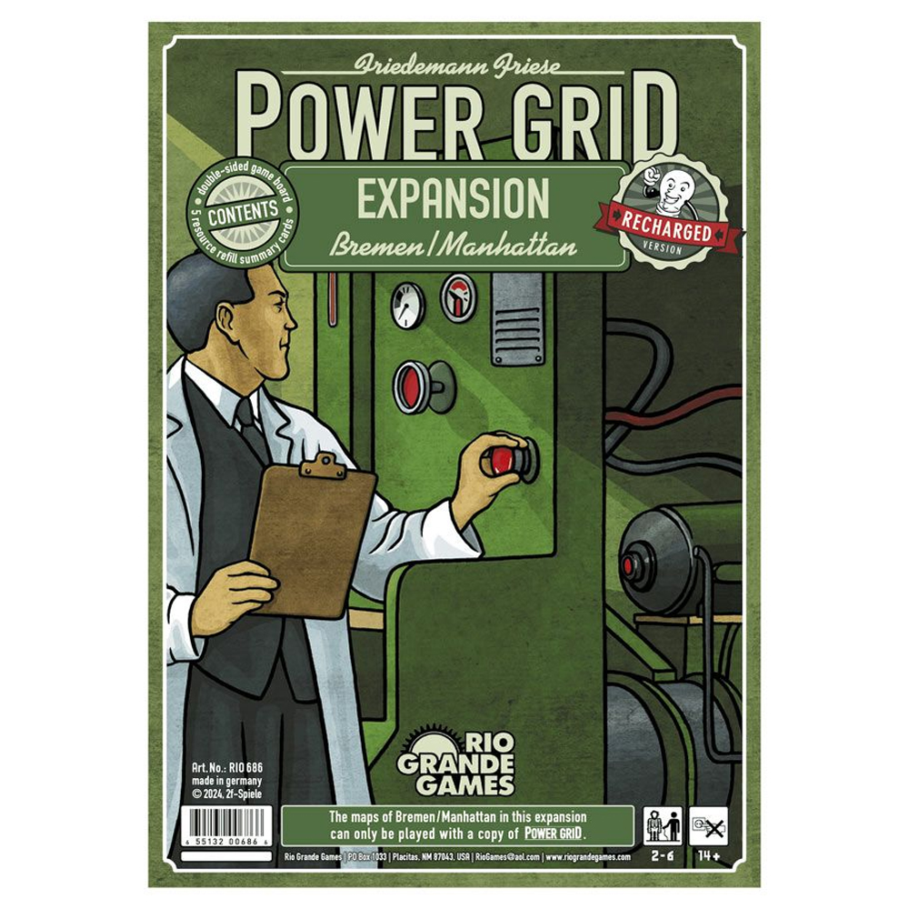 Power Grid Recharged: Bremen/Manhattan Expansion