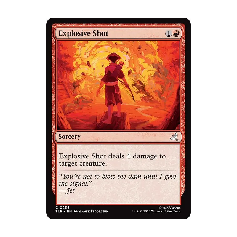 Explosive Shot (0236) - Avatar: The Last Airbender Eternal (Near Mint)