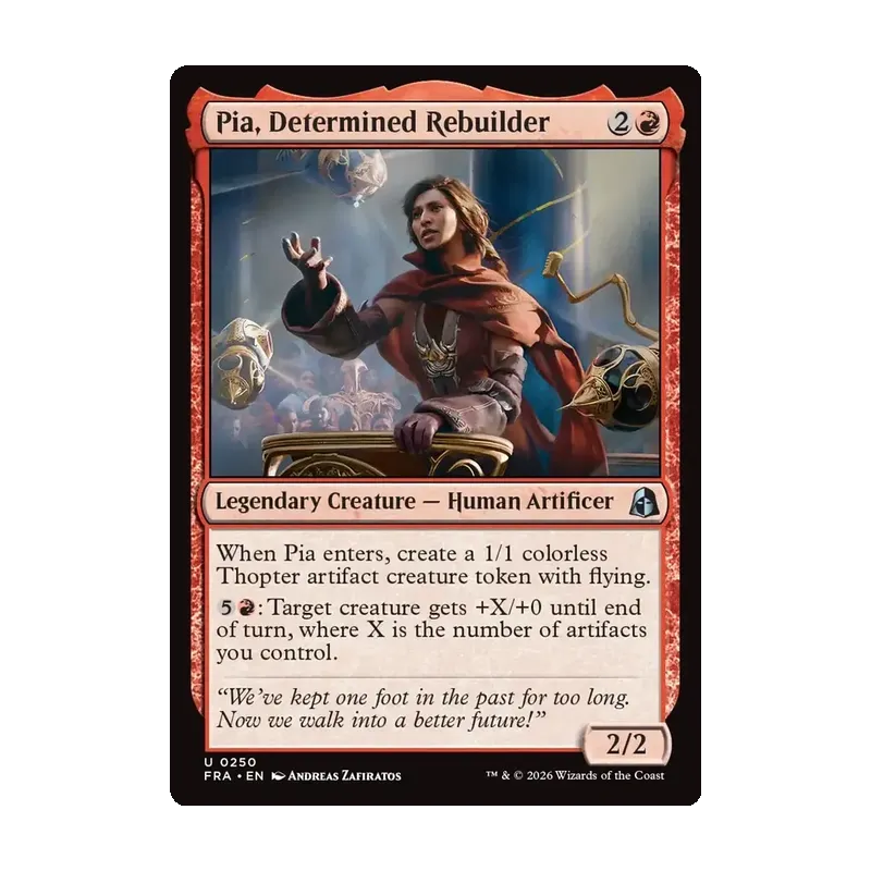 Pia, Determined Rebuilder - Reality Fracture (Near Mint)