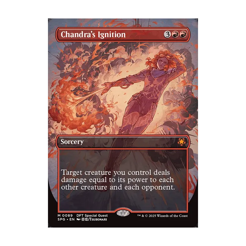 Chandra's Ignition (Borderless) - Special Guests (Near Mint)