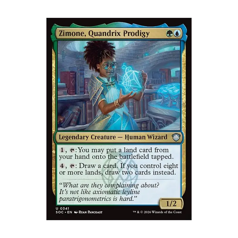 Zimone, Quandrix Prodigy - Secrets of Strixhaven Commander (Near Mint)