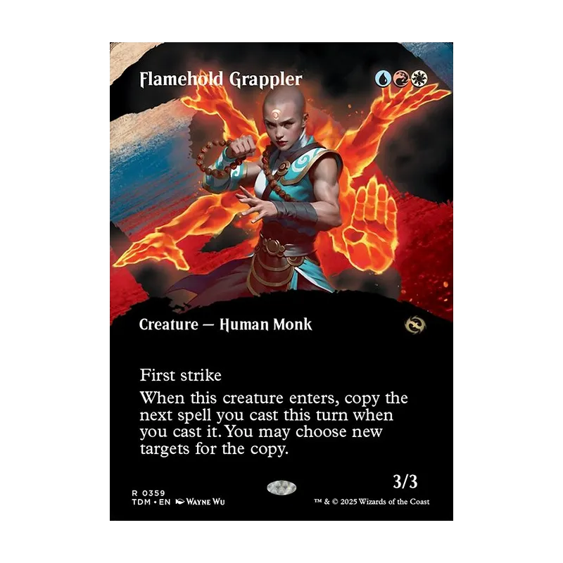 Flamehold Grappler (Borderless) - Tarkir: Dragonstorm (Near Mint)