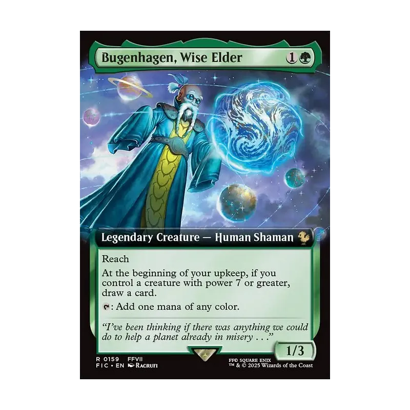 Bugenhagen, Wise Elder (Extended Art) - Final Fantasy Commander (Near Mint)
