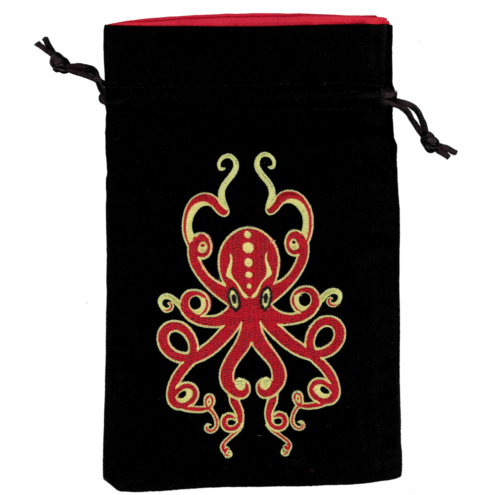 Dice Bag: Red Kraken