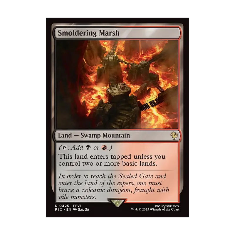 Smoldering Marsh - Final Fantasy Commander (Near Mint)