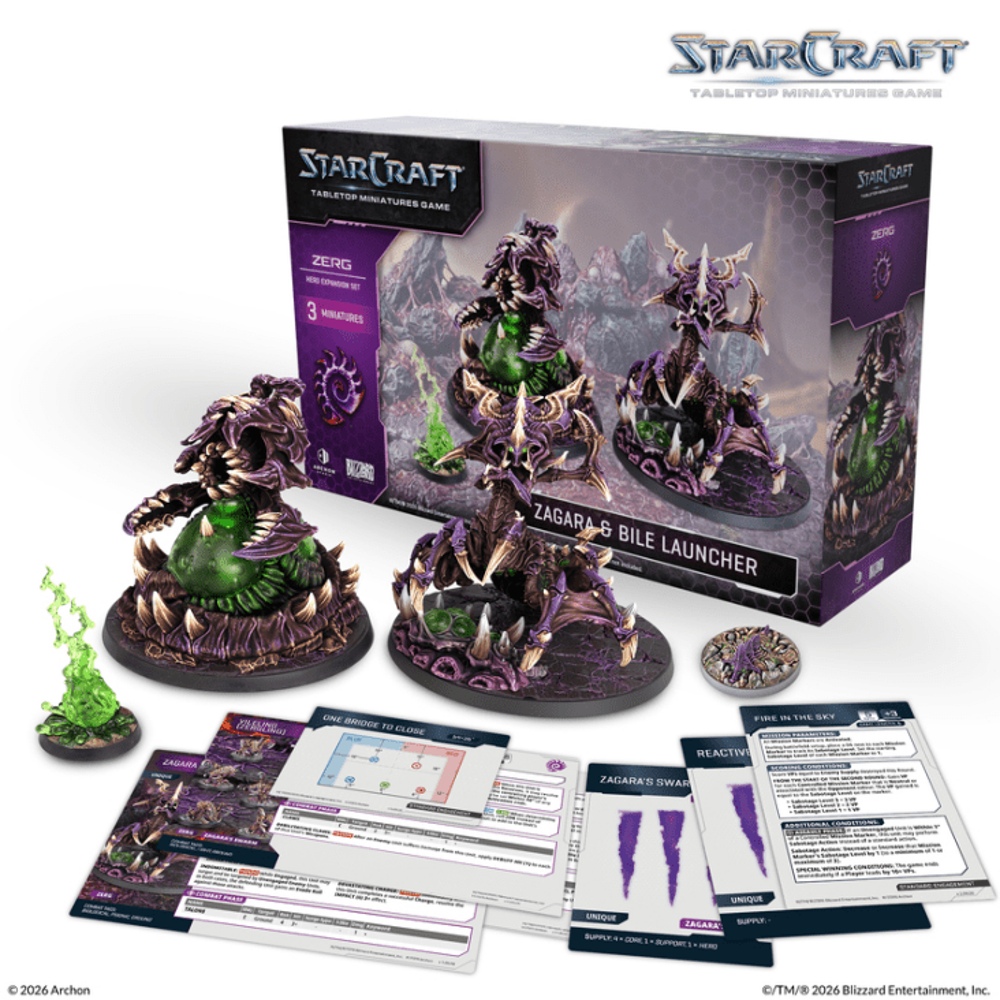 Starcraft: Zerg Hero Expansion Set - Zagara & Bile Launcher (Preorder)