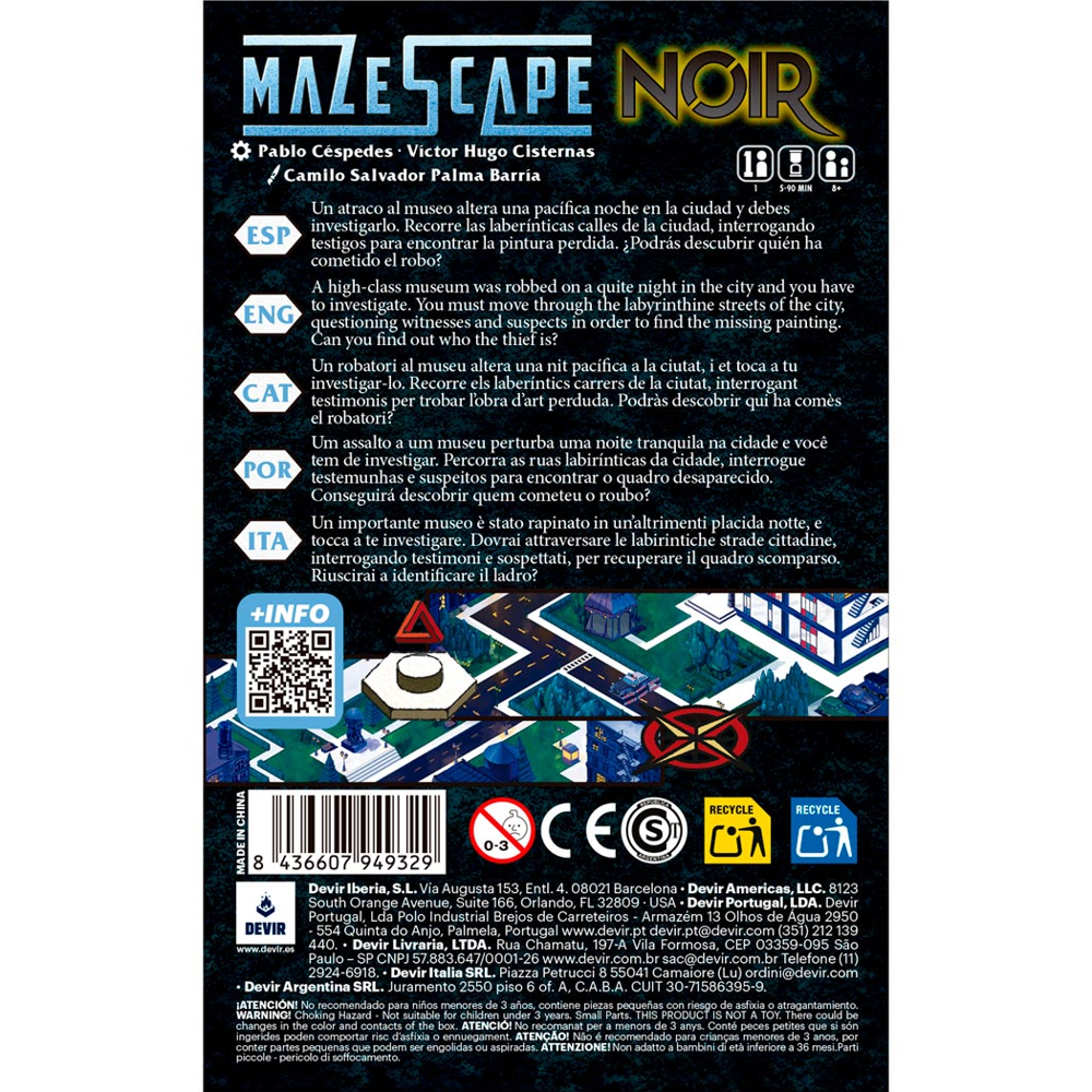 Mazescape: Noir (Preorder)