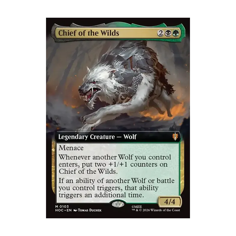 Chief of the Wilds (Extended Art) - The Hobbit Eternal (Near Mint)