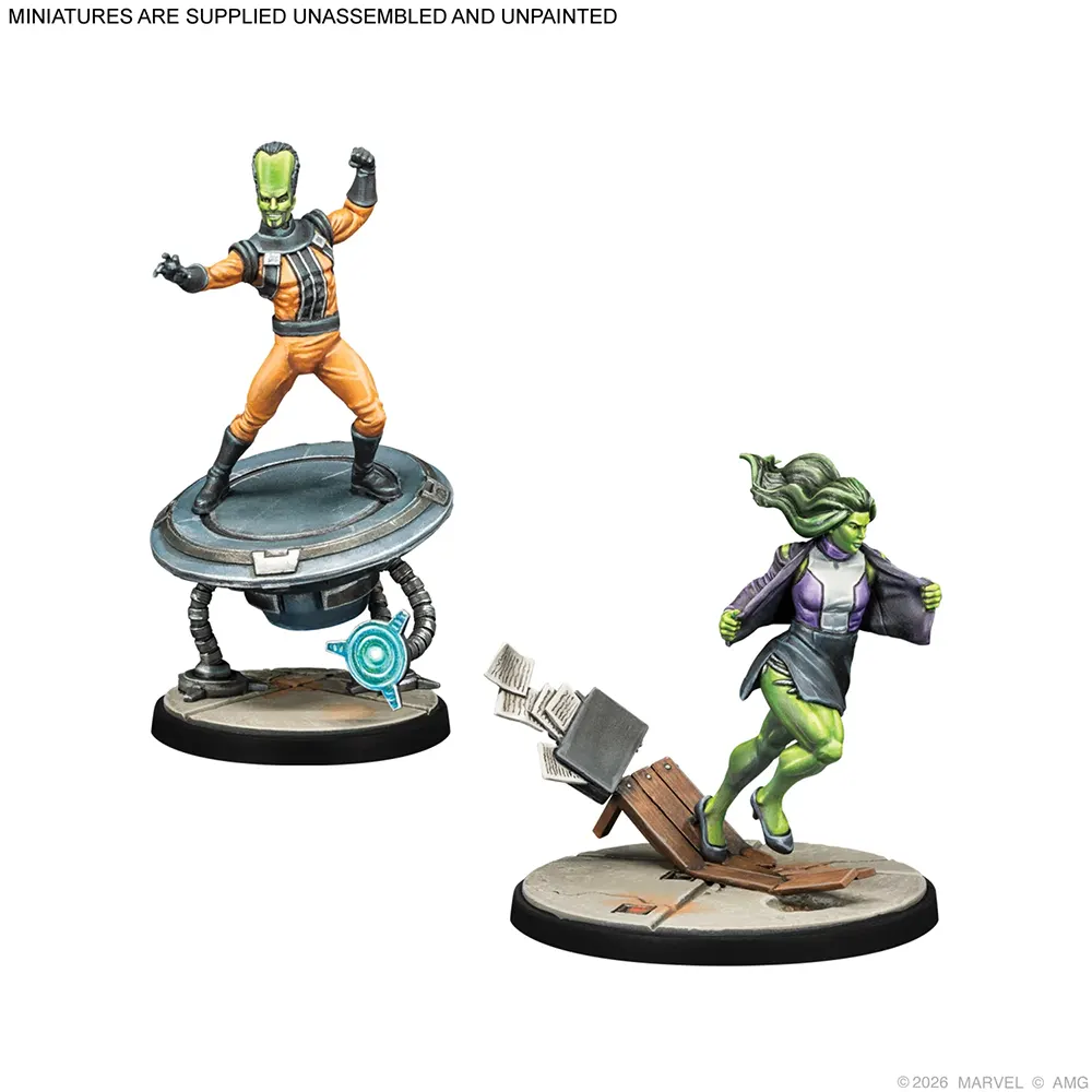 Marvel Crisis Protocol: Leader, Red Hulk & Sensational She-Hulk (Preorder)