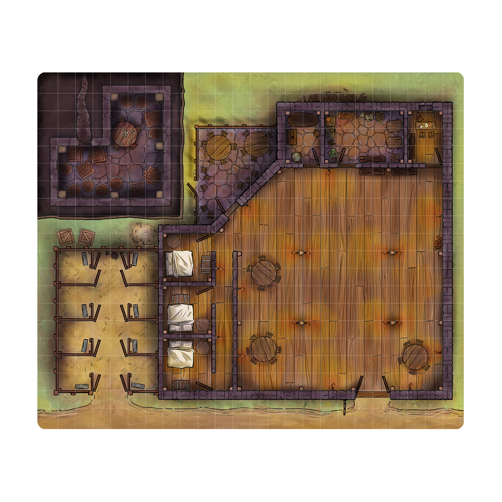 Next Level Miniatures: Neoprene Game Mat - Outset Tavern