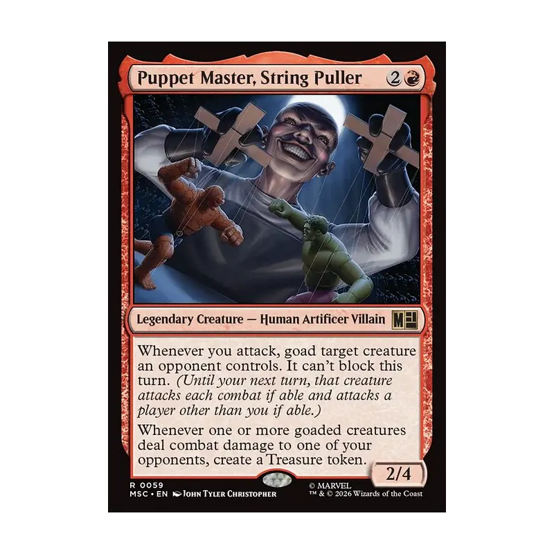 Puppet Master, String Puller (Surge Foil) - Marvel Super Heroes Commander (Foil Near Mint)