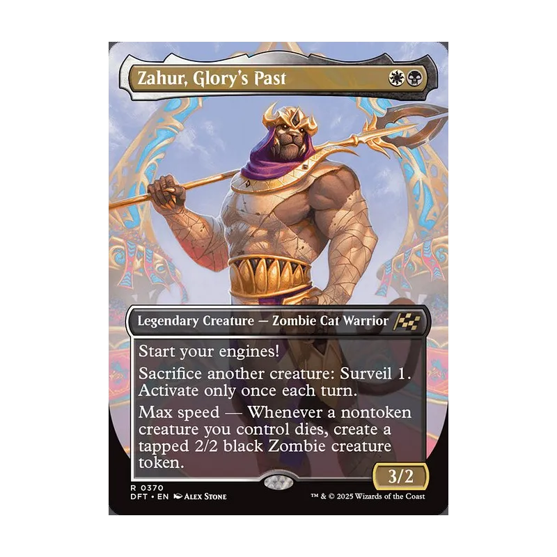 Zahur, Glory's Past (Borderless) - Aetherdrift (Near Mint)