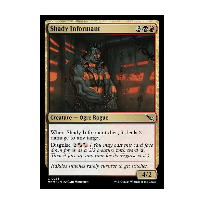 Shady Informant - Murders at Karlov Manor (Near Mint)