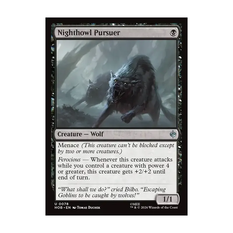 Nighthowl Pursuer - The Hobbit (Near Mint)