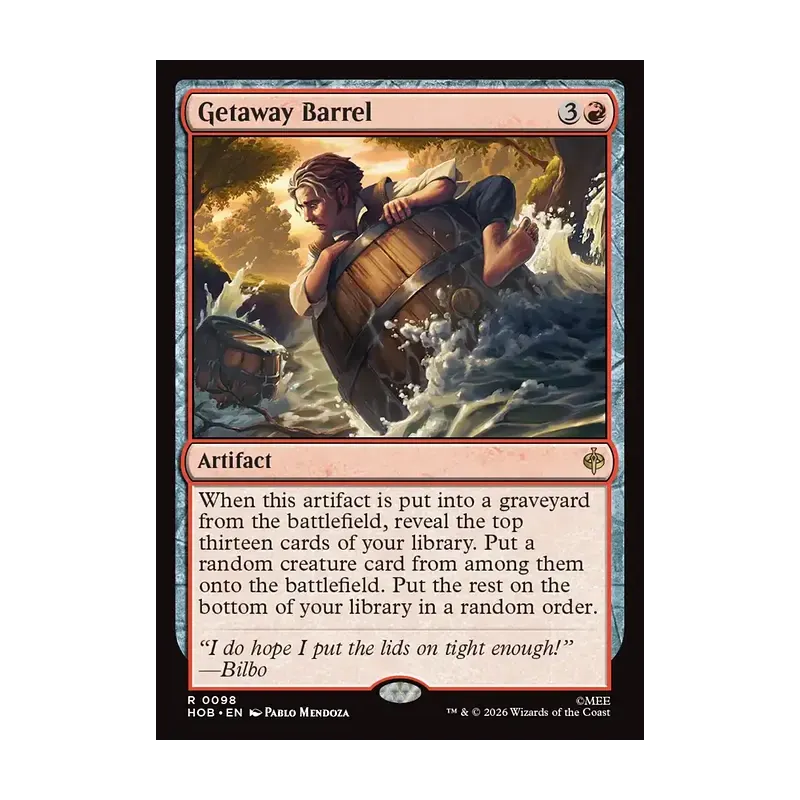 Getaway Barrel - The Hobbit (Near Mint)