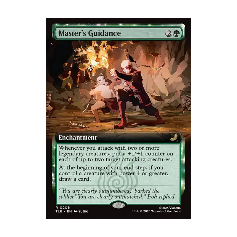 Master's Guidance (Extended Art) - Avatar: The Last Airbender Eternal (Near Mint)