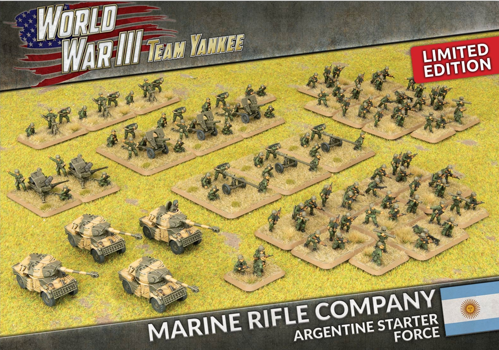 WWIII Team Yankee: Argentine Starter Force - Marine Rifle Company (Preorder)