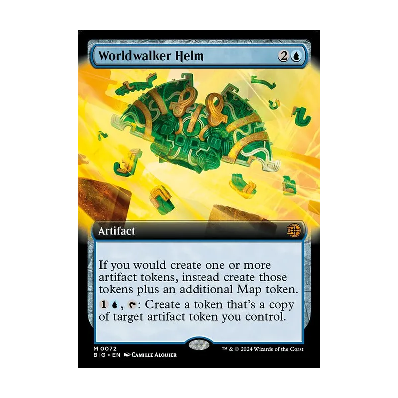 Worldwalker Helm (Extended Art) - The Big Score (Near Mint)