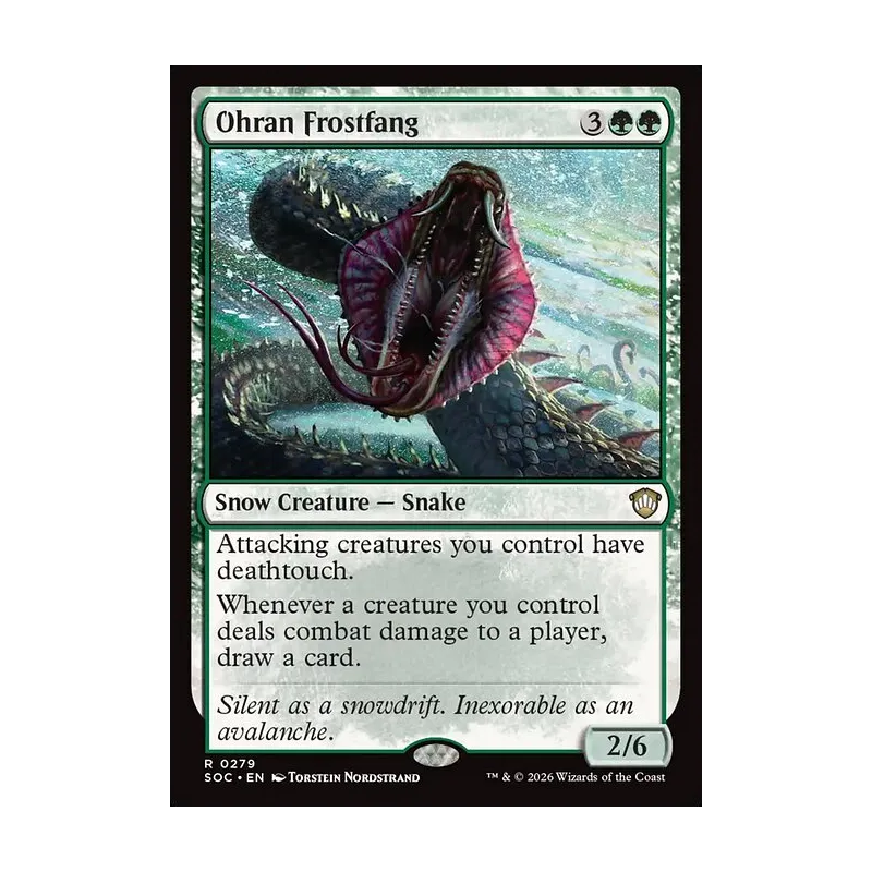 Ohran Frostfang - Secrets of Strixhaven Commander (Near Mint)