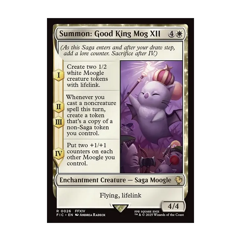 Summon: Good King Mog XII - Final Fantasy Commander (Near Mint)
