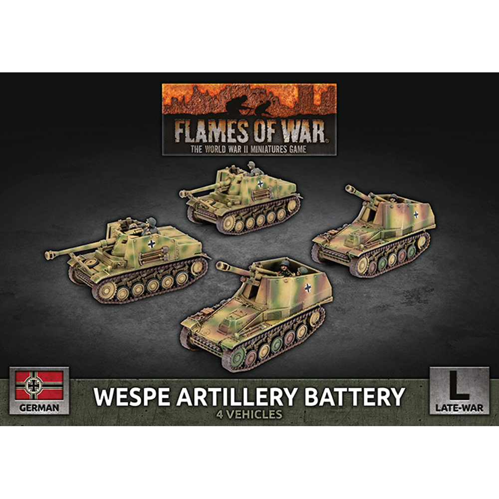 Flames of War WW2: Wespe Artillery Battery