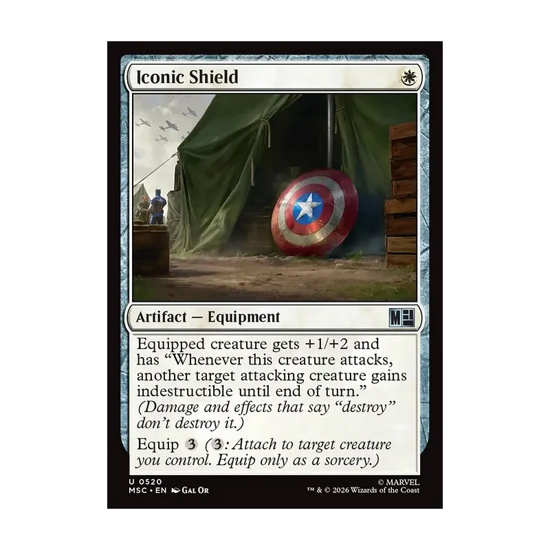 Iconic Shield - Marvel Super Heroes Commander (Near Mint)