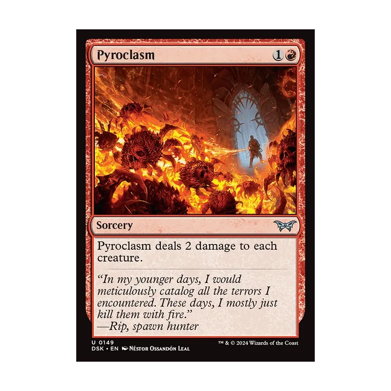 Pyroclasm - Duskmourn: House of Horror (Near Mint)