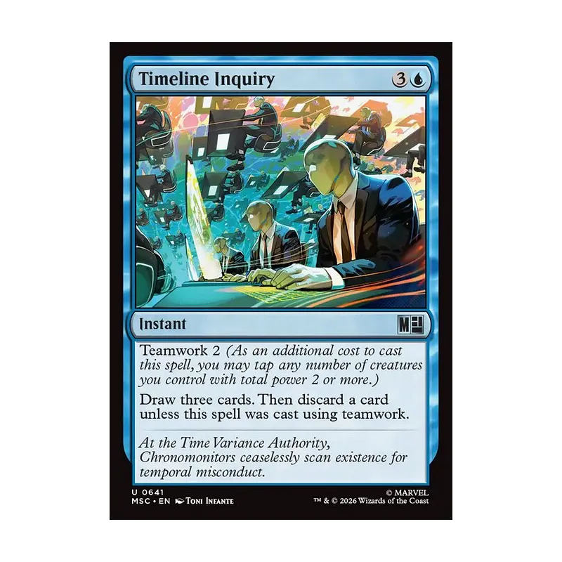 Timeline Inquiry - Marvel Super Heroes Commander (Near Mint)