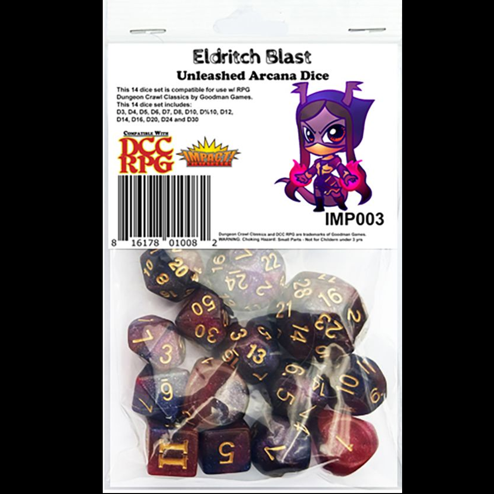 Dungeon Crawl Classics Dice: Unleashed Arcana - Eldritch Blast (14) (Preorder)