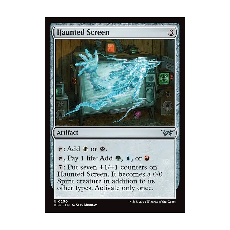 Haunted Screen - Duskmourn: House of Horror (Near Mint)