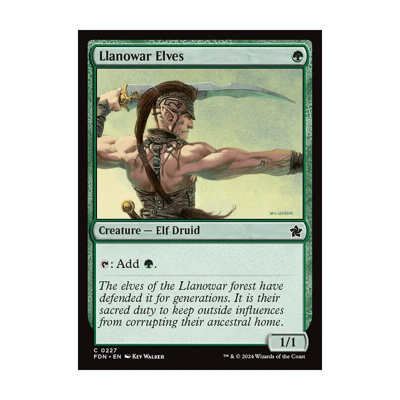 Llanowar Elves - Foundations (Near Mint)