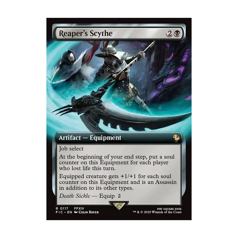 Reaper's Scythe (Extended Art) - Final Fantasy Commander (Near Mint)