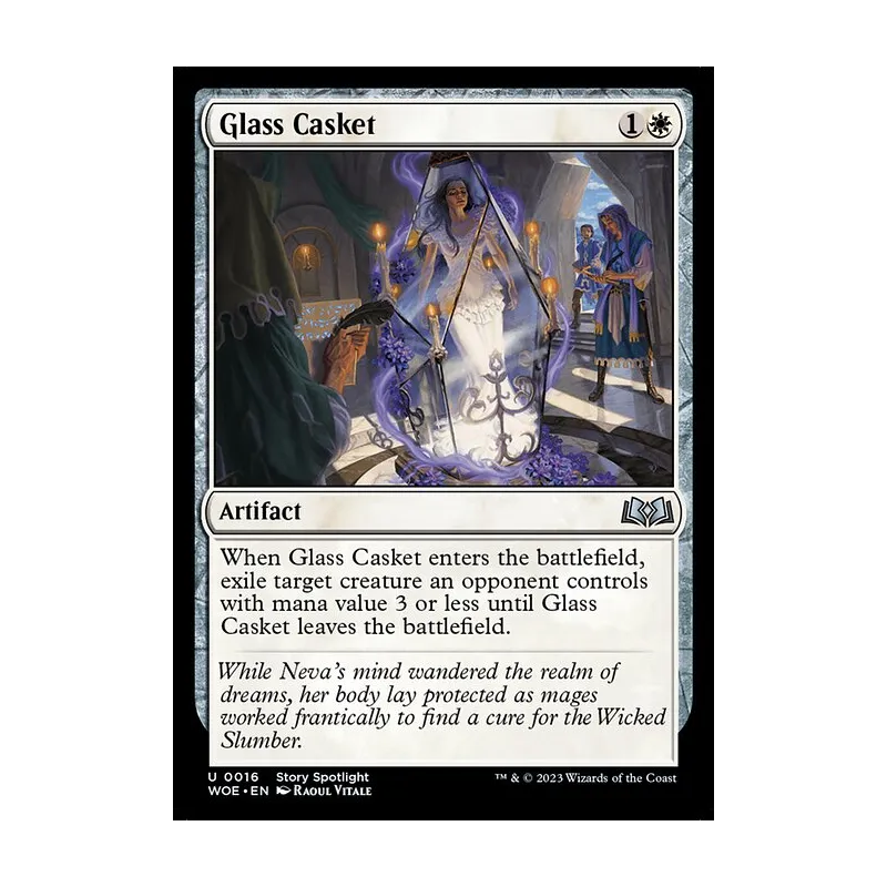 Glass Casket - Wilds of Eldraine (Near Mint)