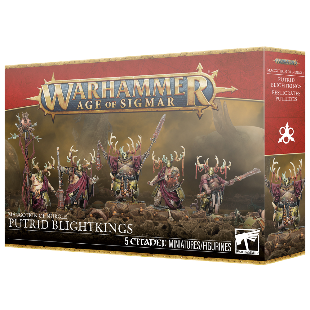 Warhammer Age of Sigmar: Maggotkin of Nurgle - Putrid Blightkings (Preorder)