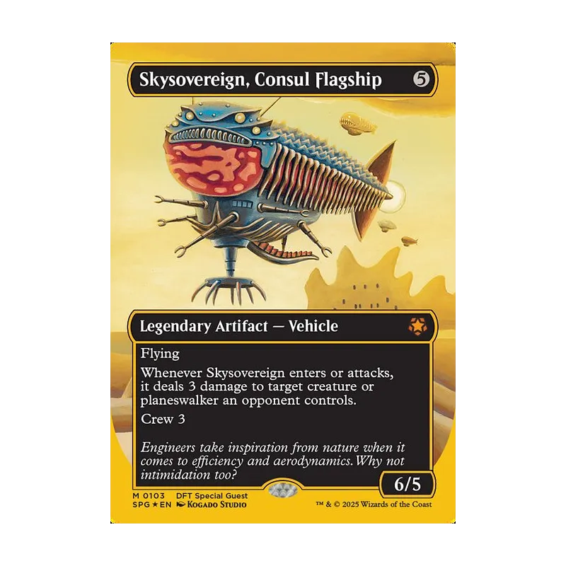 Skysovereign, Consul Flagship (First-Place Foil) - Special Guests (Foil Near Mint)