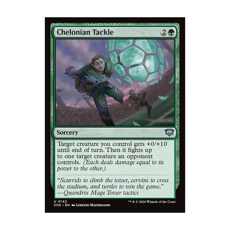 Chelonian Tackle - Secrets of Strixhaven (Near Mint)