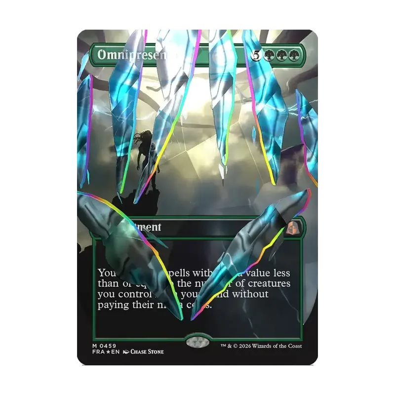 Omnipresence (Borderless) (Facet Foil) (0459) - Reality Fracture (Foil Near Mint)