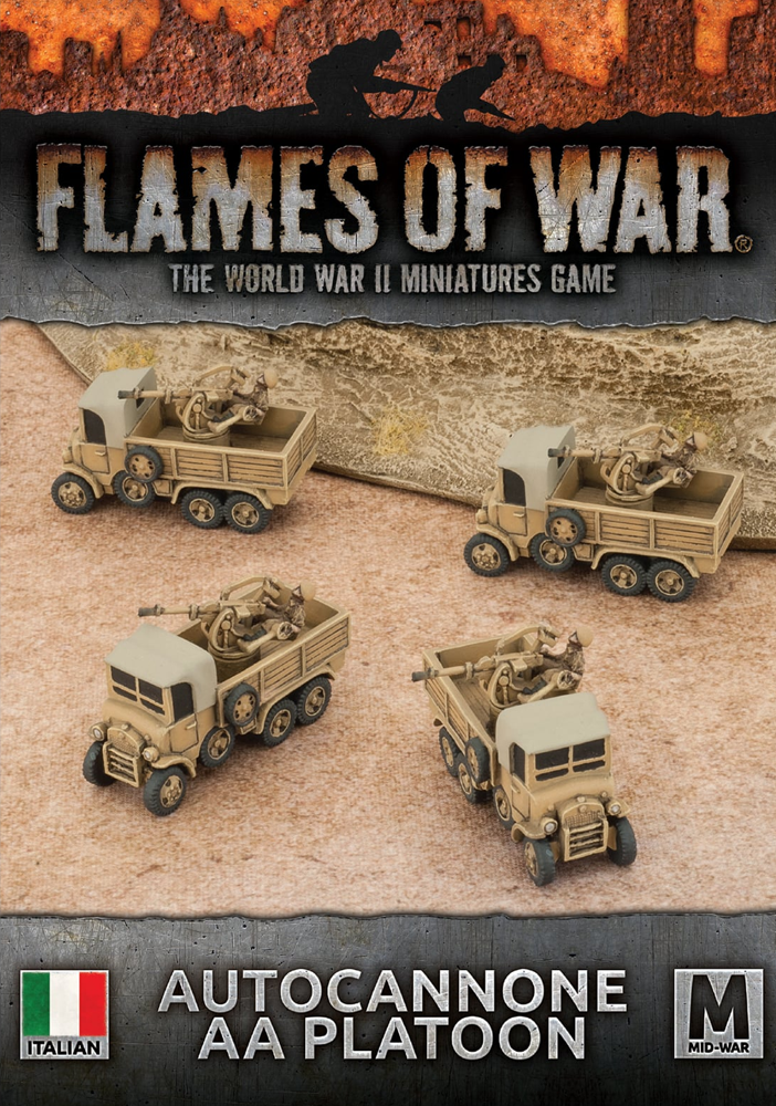 Flames of War WW2: Italian - Autocannone AA Platoon