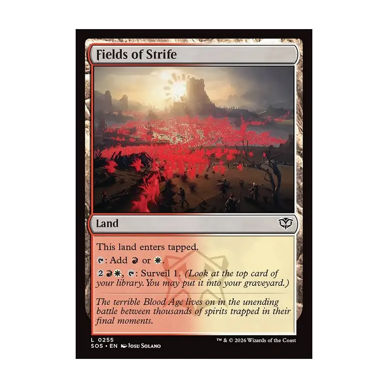Fields of Strife - Secrets of Strixhaven (Near Mint)