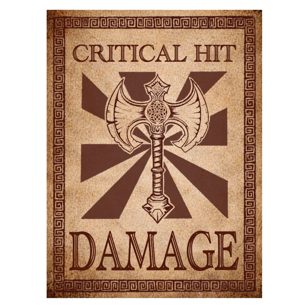 Critical Hit Deck: Damage (D&D 5E Compatible) (Preorder)