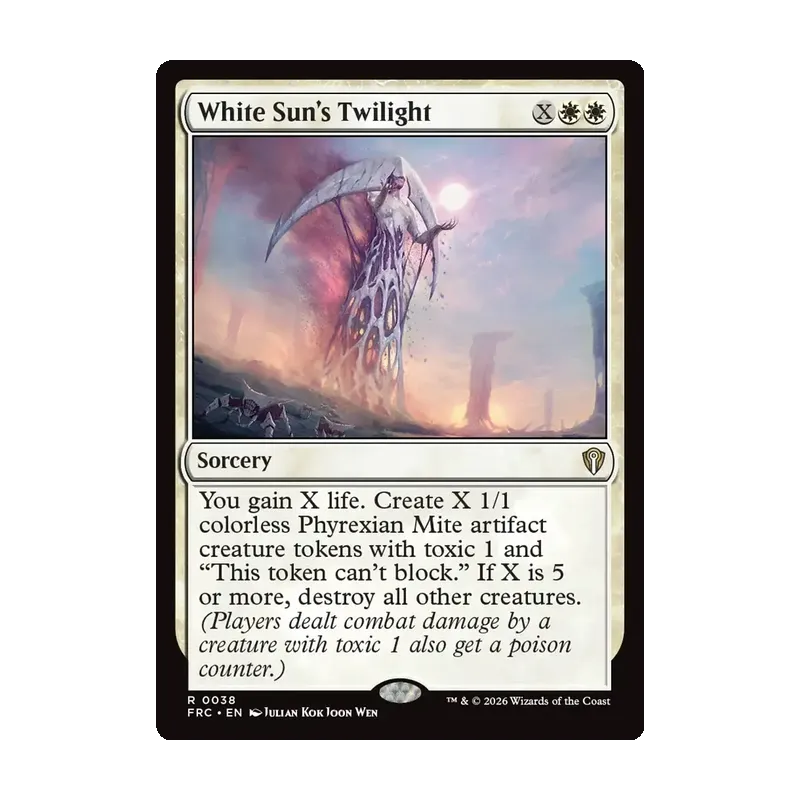 White Sun's Twilight - Reality Fracture Commander (Near Mint)