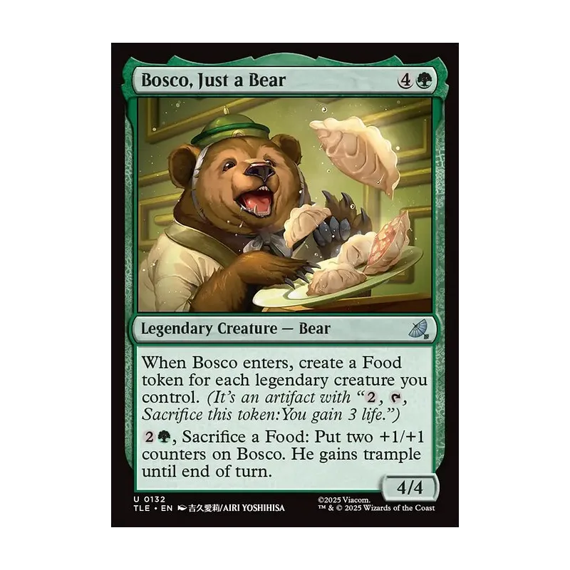 Bosco, Just a Bear - Avatar: The Last Airbender Eternal (Near Mint)
